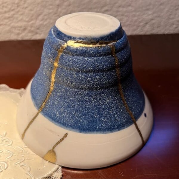Kintsugi Bol Bleu