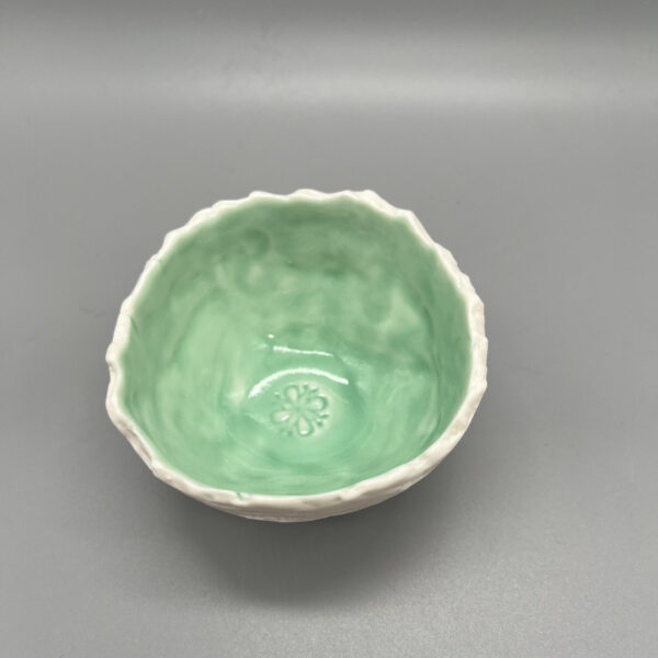Petit bol vert menthe